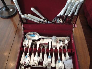 Silverplated Flatware Service